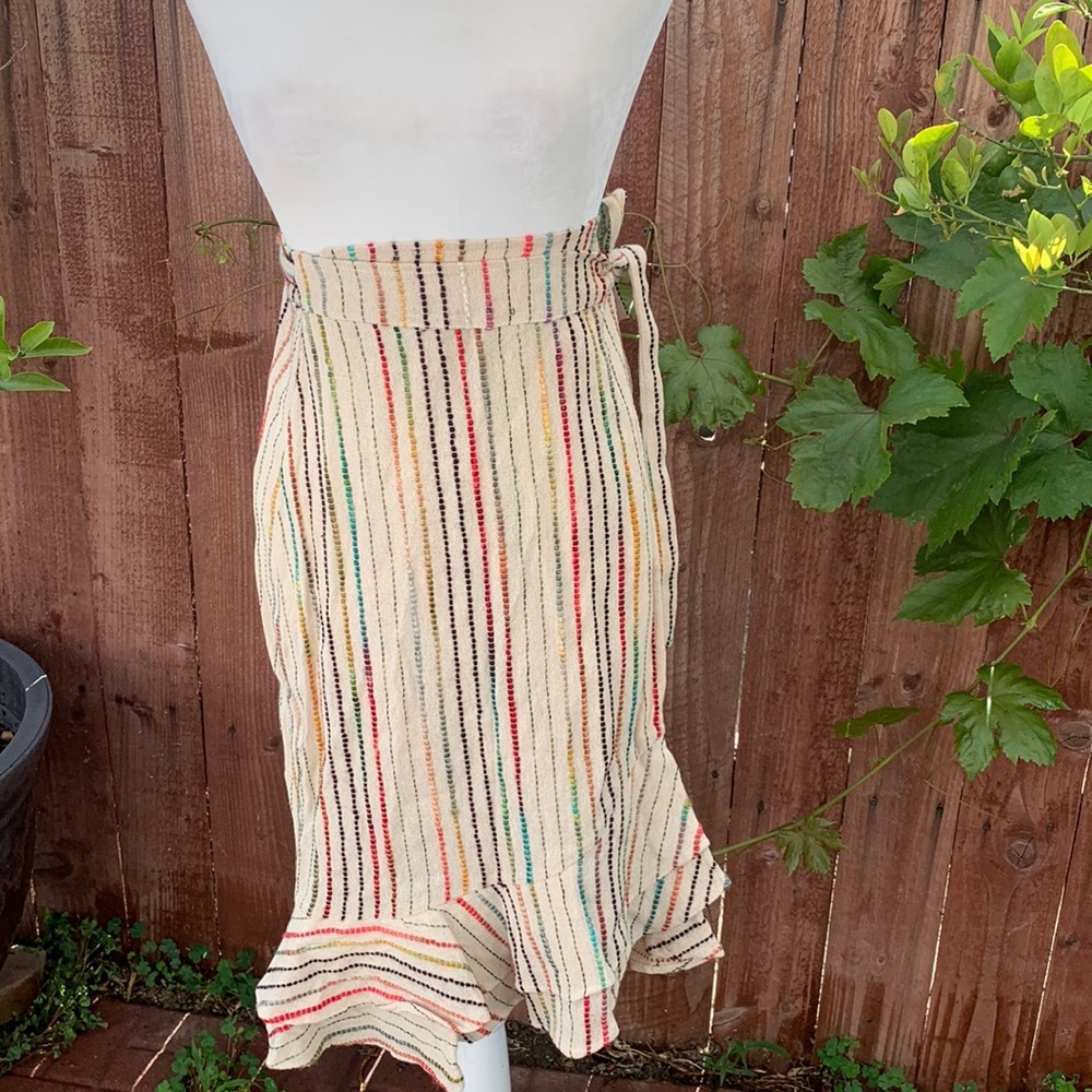 Tularosa Multicolor Striped Skirt